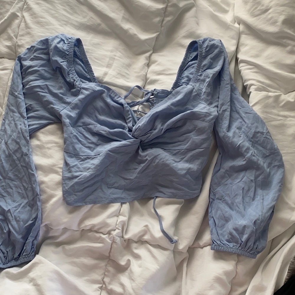 Cross front long sleeve